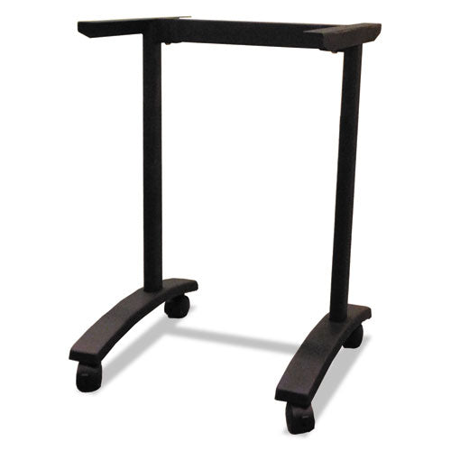 Alera Valencia Series Training Table T-Leg Base, 24.5w x 19.75d x 28.5h, Black-(ALEVA7443BK)