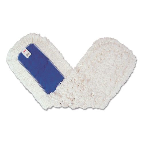 Dust Mop Heads, Kut-A-Way, White, 36 x 5, Cut-End, Cotton-(RCPK15512)