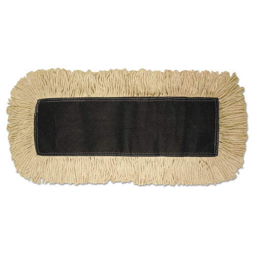 Disposable Dust Mop Head, Cotton, 18w x 5d-(BWK1618)