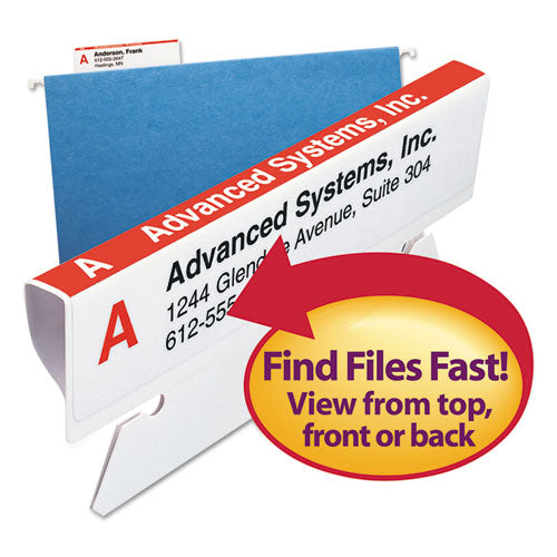 Viewables Hanging Folder Tabs and Labels, Label Pack Refill, 1/3-Cut, Assorted Colors, 3.5" Wide, 160/Pack-(SMD64915)