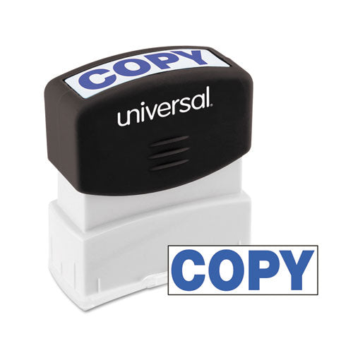 Message Stamp, COPY, Pre-Inked One-Color, Blue-(UNV10047)