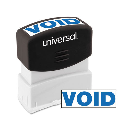 Message Stamp, VOID, Pre-Inked One-Color, Blue-(UNV10071)