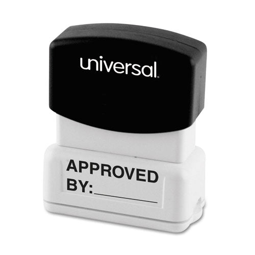 Recycled Custom Micropore Stamp, Preinked, 1.75 x 0.75-(UNV10026GN)