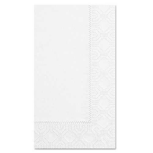 Dinner Napkins, 2-Ply, 15 x 17, White, 1000/Carton-(HFM180500)