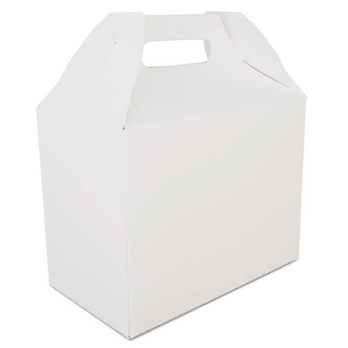 Carryout Barn Boxes, 10 lb Capacity, 8.88 x 5 x 6.75, White, Paper, 150/Carton-(SCH2709)