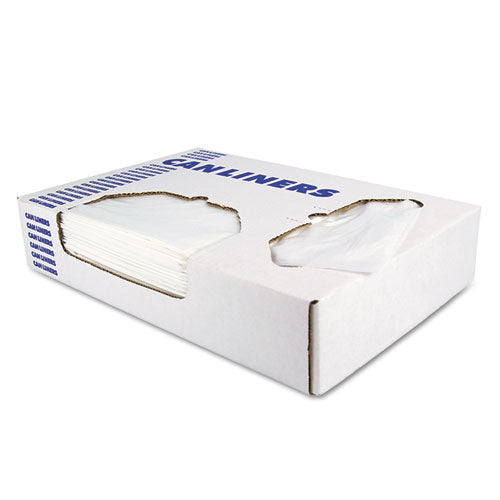 Linear Low-Density Can Liners, 30 gal, 0.9 mil, 30" x 36", White, 200/Carton-(HERH6036TW)