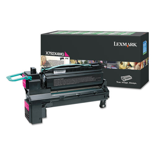 X792X4MG Return Program Extra High-Yield Toner, 20,000 Page-Yield, Magenta-(LEXX792X4MG)