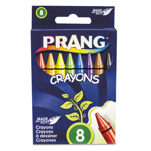 Crayons Made with Soy, 8 Colors/Box-(DIX00000)