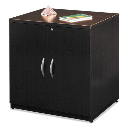 Series C Collection 30W Storage Cabinet, Mocha Cherry/Graphite Gray-(BSHWC12996A)