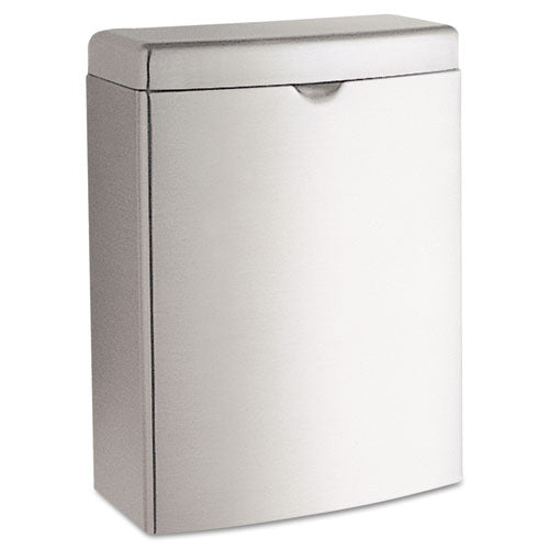 Contura Receptacle, 1 gal, Stainless Steel-(BOB270)