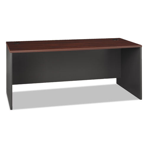 Series C Collection Desk Shell, 71.13" x 29.38" x 29.88", Hansen Cherry/Graphite Gray-(BSHWC24436)