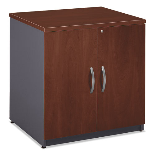 Series C Collection 30W Storage Cabinet, Graphite Gray/Hansen Cherry-(BSHWC24496A)