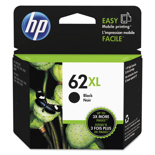 HP 62XL, (C2P05AN) High-Yield Black Original Ink Cartridge-(HEWC2P05AN)