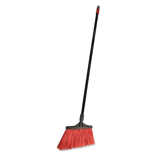 MaxiStrong Angle Broom, 56" Handle, Black, 6/Carton-(DVOCB064205)