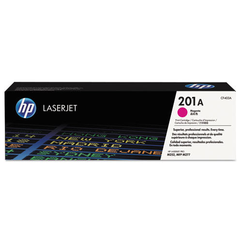 HP 201A, (CF403A) Magenta Original LaserJet Toner Cartridge-(HEWCF403A)