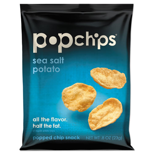 Potato Chips, Sea Salt Flavor, 0.8 oz Bag, 24/Carton-(PPH71100)