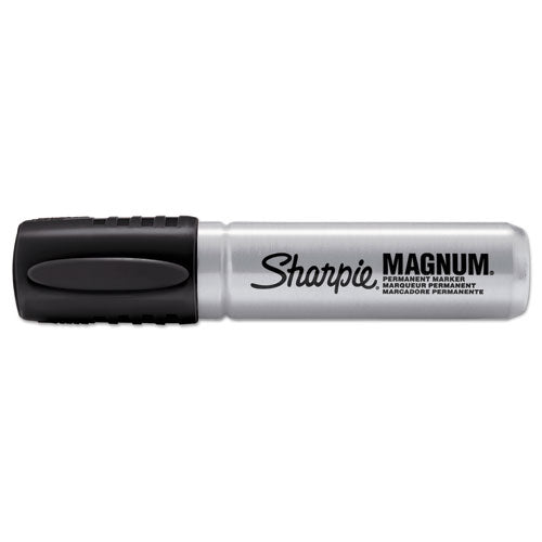 Magnum Permanent Marker, Broad Chisel Tip, Black-(SAN44001)