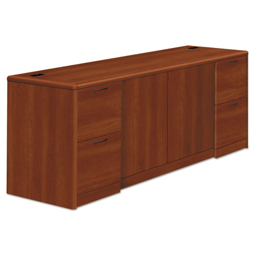 10700 Series Credenza w/Doors, 72w x 24d x 29.5h, Cognac-(HON10742CO)