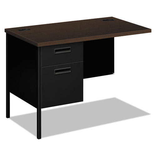 Metro Classic Series Workstation Return, Left, 42w x 24d x 29.5h, Mocha/Black-(HONP3236LMOP)