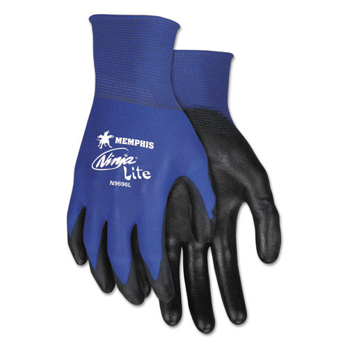 Ultra Tech TaCartonile Dexterity Work Gloves, Blue/Black, Medium, Dozen-(CRWN9696M)