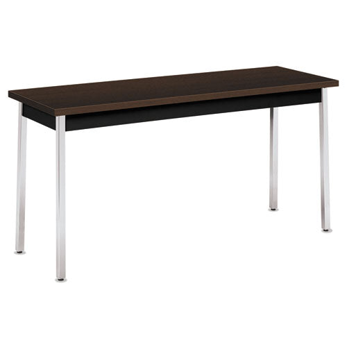 Utility Table, Rectangular, 60w x 20d x 29h, Mocha/Black-(HONUTM2060MOPCH)