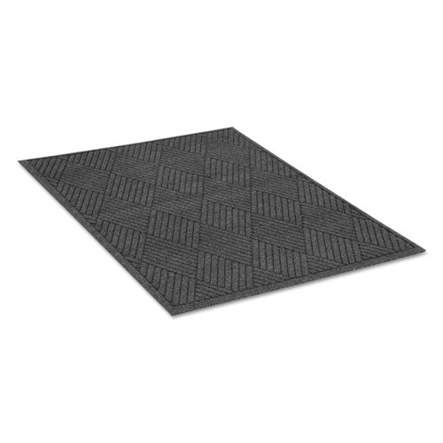 EcoGuard Diamond Floor Mat, Rectangular, 48 x 72, Charcoal-(MLLEGDFB040604)