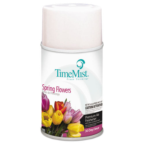 Premium Metered Air Freshener Refill, Spring Flowers, 6.6 oz Aerosol Spray-(TMS1042712EA)