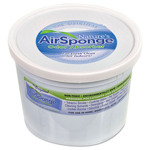 Sponge Odor Absorber, Neutral, 64 oz Tub, 4/Carton-(DEL1013)