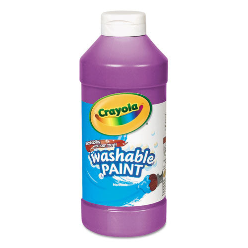 Washable Paint, Violet, 16 oz Bottle-(CYO542016040)