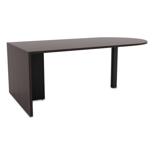 Alera Valencia Series D-Top Desk, 71" x 35.5" x 29.63", Espresso-(ALEVA277236ES)