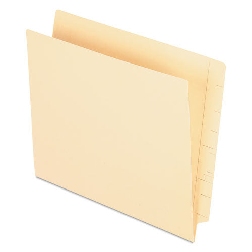 Manila End Tab Pocket Folder, Straight Tabs, Letter Size, Manila, 50/Box-(PFX16650)