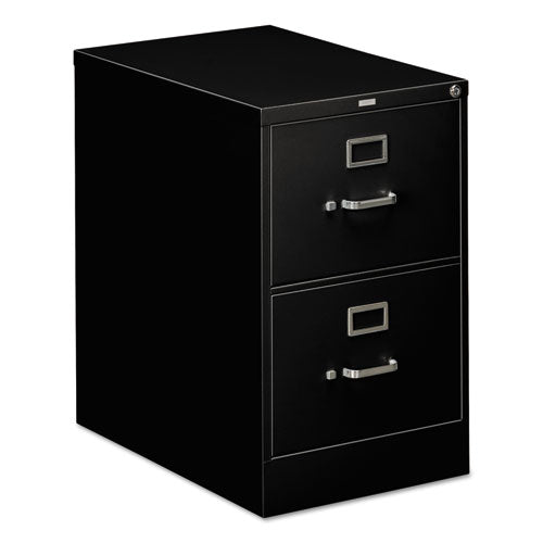 310 Series Vertical File, 2 Legal-Size File Drawers, Black, 18.25" x 26.5" x 29"-(HON312CPP)