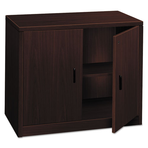 10500 Series Storage Cabinet w/Doors, 36w x 20d x 29.5h, Mahogany-(HON105291NN)