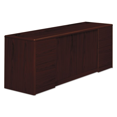 10700 Series Credenza w/Doors, 72w x 24d x 29.5h, Mahogany-(HON10742NN)