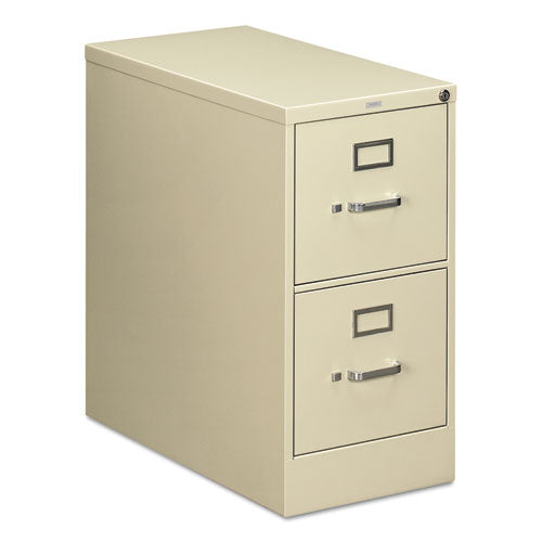 210 Series Vertical File, 2 Letter-Size File Drawers, Putty, 15" x 28.5" x 29"-(HON212PL)