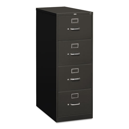 310 Series Vertical File, 4 Legal-Size File Drawers, Charcoal, 18.25" x 26.5" x 52"-(HON314CPS)