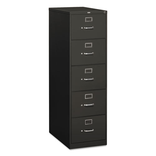 310 Series Vertical File, 5 Legal-Size File Drawers, Charcoal, 18.25" x 26.5" x 60"-(HON315CPS)