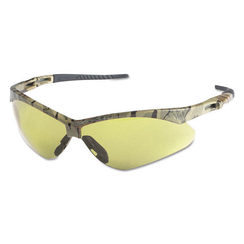 Nemesis Safety Glasses, Camo Frame, Amber Anti-Fog Lens-(KCC22610)