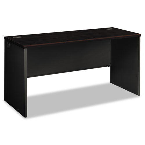 38000 Series Desk Shell, 60w x 24d x 29.5h, Mahogany/Charcoal-(HON38922NS)