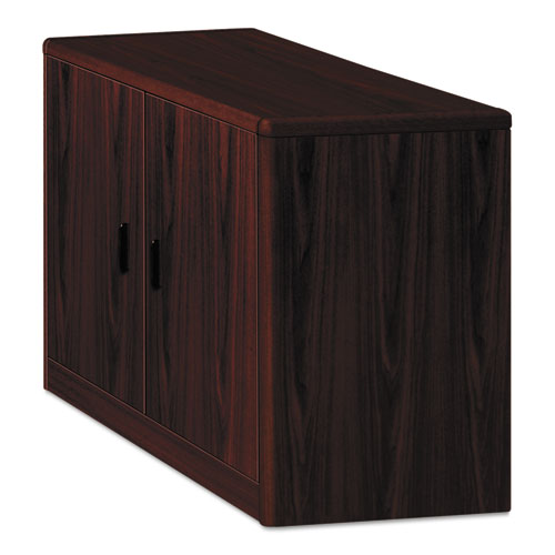 10700 Series Locking Storage Cabinet, 36w x 20d x 29.5h, Mahogany-(HON107291NN)