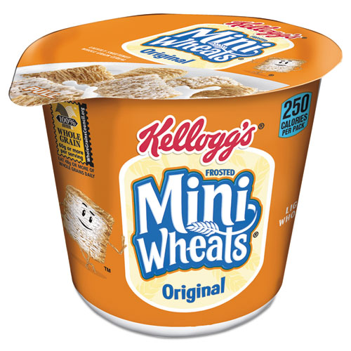 Breakfast Cereal, Frosted Mini Wheats, Single-Serve, 6/Box-(KEB42799)