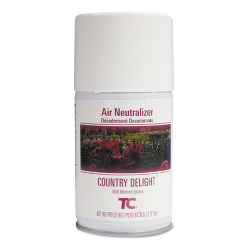 TC Microburst Air Neutralizer Refill, Country Delight, 6 oz Aerosol Spray, 12/Carton-(RCP4015061)