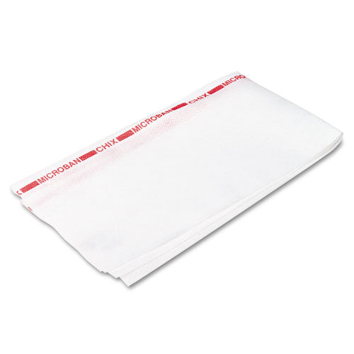 Reusable Food Service Towels, Fabric, 13 x 24, White, 150/Carton-(CHI8250)