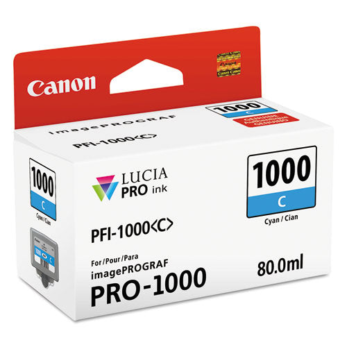 0547C002 (PFI-1000) Lucia Pro Ink, Cyan-(CNM0547C002)