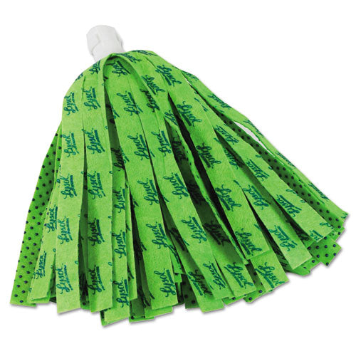 Self Wringing Mop Head Refill, 11", Green-(QCK941M1)