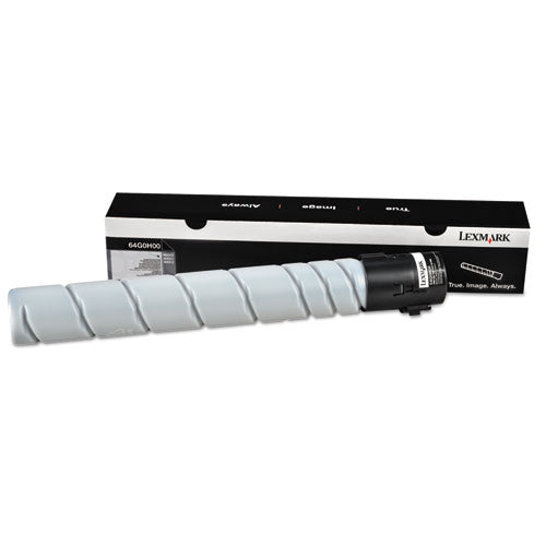 64G0H00 Return Program High-Yield Toner, 32,500 Page-Yield, Black-(LEX64G0H00)