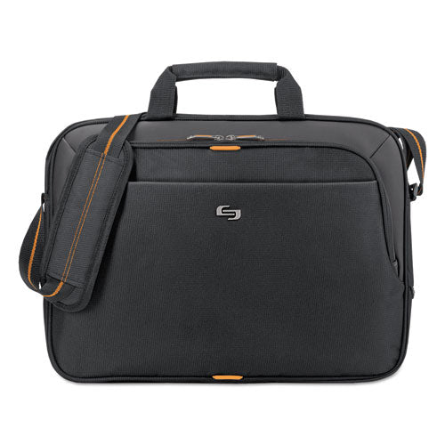 Urban Slim Brief, Fits Devices Up to 15.6", Polyester, 16.5 x 2 x 11.75, Black-(USLUBN1014)