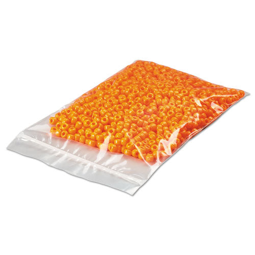 Reclosable Poly Bags, Zipper-Style Closure, 2 mil, 6" x 9", Clear, 1,000/Carton-(UNV2MZ69)