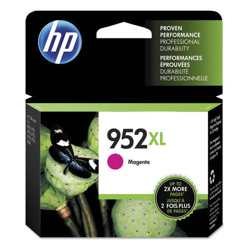 HP 952XL, (L0S64AN) High-Yield Magenta Original Ink Cartridge-(HEWL0S64AN)