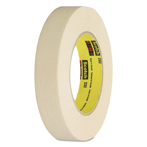 High-Performance Masking Tape 232, 3" Core, 18 mm x 55 m, Tan-(MMM23234)